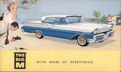 1958 Mercury Montclair 4-Door Turnpike Cruiser Cars Postcard Postcard Postcard