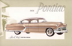 1954 Pontiac Star Chief Custom Sedan Postcard