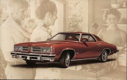 1976 Pontiac LeMans Sport Coupe Cars Postcard Postcard Postcard