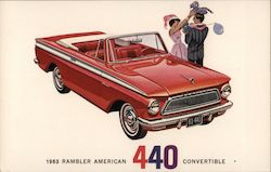 1963 Rambler American 440 Convertible Postcard