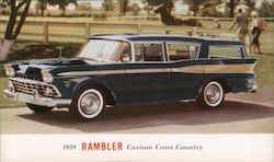 1959 Rambler Custom Cross Country Postcard