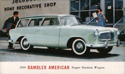 1959 Rambler American Super Station Wagon Postcard