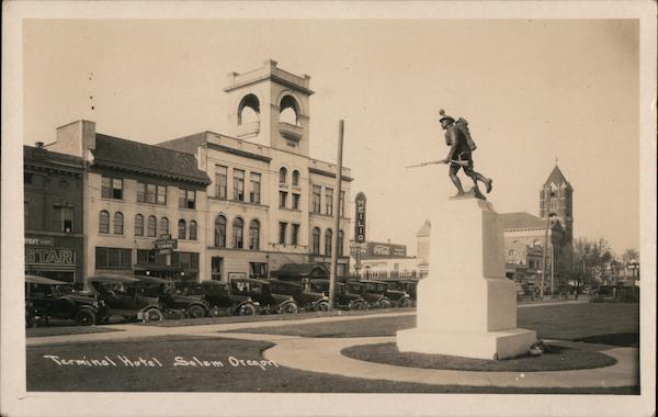 Terminal Hotel Salem, OR Postcard