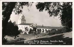 Junipero Serra Museum, Birthplace of California, Presidio Park San Diego, CA Postcard Postcard Postcard