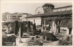 Cemetery and Garden, Mission Dolores San Francisco, CA Postcard Postcard Postcard