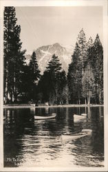 View of Mt. Tallac from Mt. Tallac Pier on Lake Tahoe California Valentine Photo Postcard Postcard Postcard