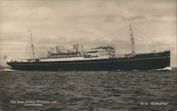 M/S "Europa" Postcard