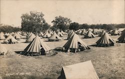 Round Tents, Camp 8th US Infantry World War I Postcard Postcard Postcard