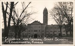 Command and General Staff School Postcard