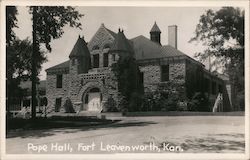 Pope Hall Fort Leavenworth, KS Postcard Postcard Postcard