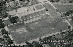 Aerial View Center High School Kansas City, MO Kreuzer Photo Postcard Postcard Postcard