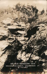 The Old Smugglers Face Smugglers Notch Postcard