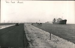 The Suez Canal Egypt Africa Postcard Postcard Postcard