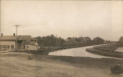 Canal, Steenburg's Store, 1912 New York Postcard Postcard Postcard