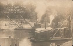 Lock & Dam No 6 in 1912 - Erie Canal? New York Postcard Postcard Postcard