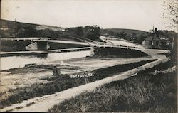 Bridge Over Canal Postcard