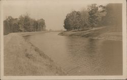 A river with forests at both sides Cuba, NY Postcard Postcard Postcard