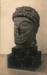 Archaic Head from Cyprus. Sculpture & Carving Postcard Postcard Postcard