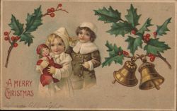 A Merry Christmas Children Postcard Postcard Postcard