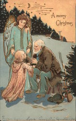 A Merry Christmas Children Postcard Postcard Postcard