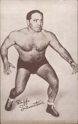 A Wrestler Posing - Ruffy Silverstein Arcade Card Arcade Card Arcade Card