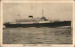 Cruise Ships - M/S Saturnia, Vulcania Postcard Postcard Postcard