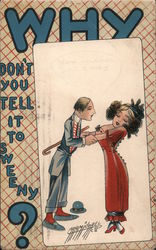 Why Don't You Tell It To Sweeny? Postcard