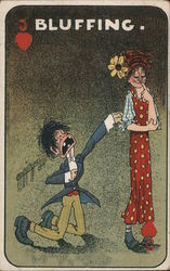 A Man Cries For Love - Bluffing Postcard