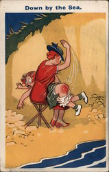 Mother Spanks Girl Spanking Postcard Postcard Postcard