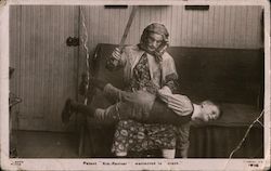 Patent "Kid-Reviver" ; warranted to "crack" Spanking Postcard Postcard Postcard