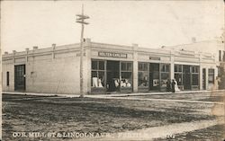 Cor. Mill St. & Lincoln Ave. Fertile, MN Postcard Postcard Postcard