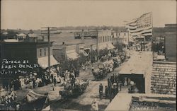 Parade on Main Street in Eagle Bend MN Minnesota Claude M.F. Postcard Postcard Postcard