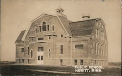 Public School Hewitt, MN Postcard Postcard Postcard