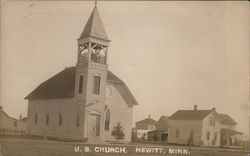 U.B. Church Hewitt, MN Postcard Postcard Postcard