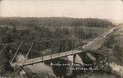 Bridge Over Rum River Postcard