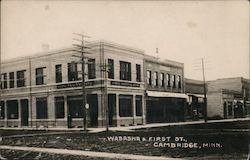 Wabash & First Street Postcard