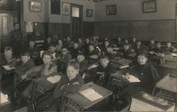 Grammar School Students 1916 Postcard