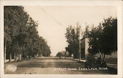 Street Scene Iona Lake, MN C. C. Black Co. Postcard Postcard Postcard