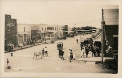 Business District Isle, MN Postcard Postcard Postcard