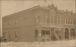 Silver & Oliver & First Natl Bank Clarkfield, MN Postcard Postcard Postcard