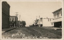 North Ave. Clarkfield, MN Postcard Postcard Postcard