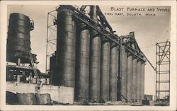 Blast Furnace and Stoves Steel Plant Duluth, MN Postcard Postcard Postcard