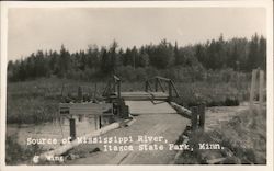 Source of Mississippi River, Itasca State Park Minnesota Wing Postcard Postcard Postcard