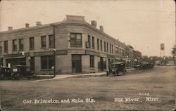 Cor. Princeton and Main Sts. Postcard