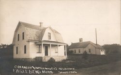 Creamery and Buttermaker's residence Eagle Bend, MN Tuller Photo Postcard Postcard Postcard