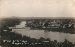 Bird's Eye View Granite Falls, MN Postcard Postcard Postcard