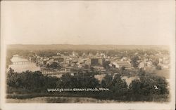 Birds Eye View Granite Falls, MN Postcard Postcard Postcard