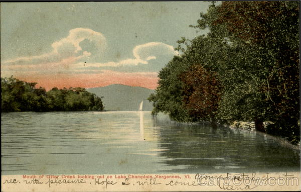 Mouth Of Otter Creek Looking Out On Lake Champlain Vergennes, VT