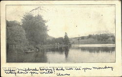 View of Benton Pond Bennington, VT Postcard Postcard