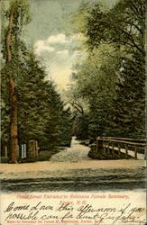 Front Street Entrance To Robinson Female Seminary Exeter, NH Postcard Postcard